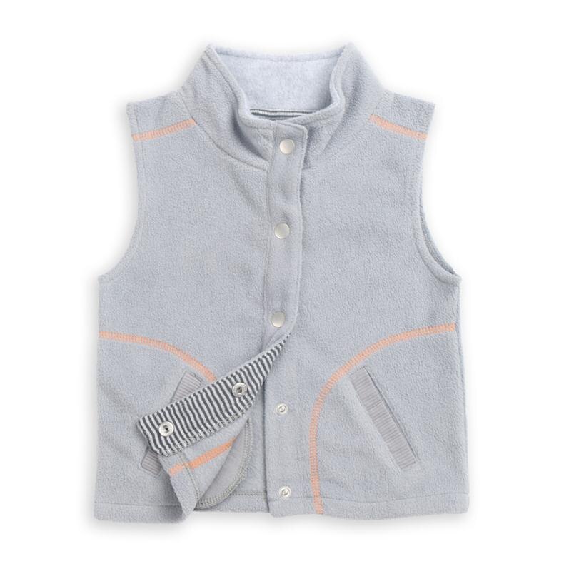 LeJin Baby Boy Clothing Jacket Waistcoats for Boys Sleeveless Child Wear Outerwear Baby Wear Vest for Boy Spring Autumn: Gray / 9M