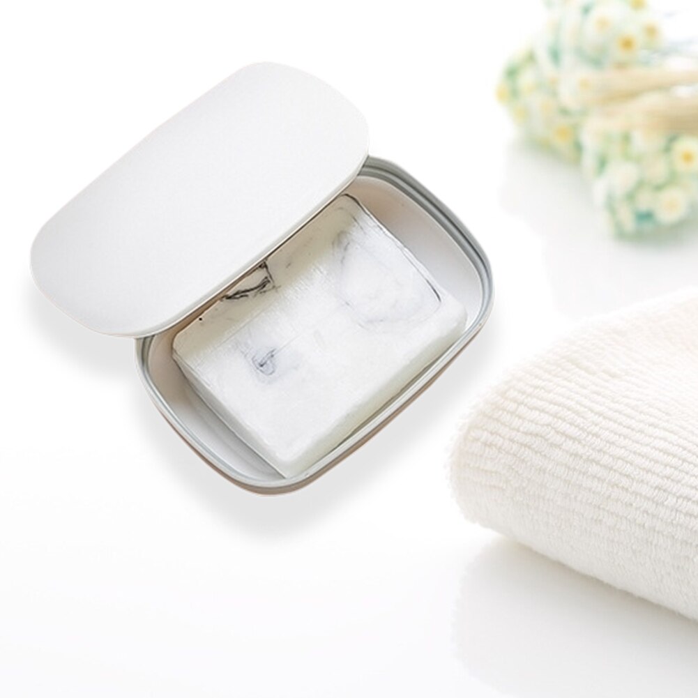 Jabonera portátil de viaje, caja de jabón con sello impermeable, cubierta de tapa de contenedor para baño, ducha, hogar, viaje al aire libre