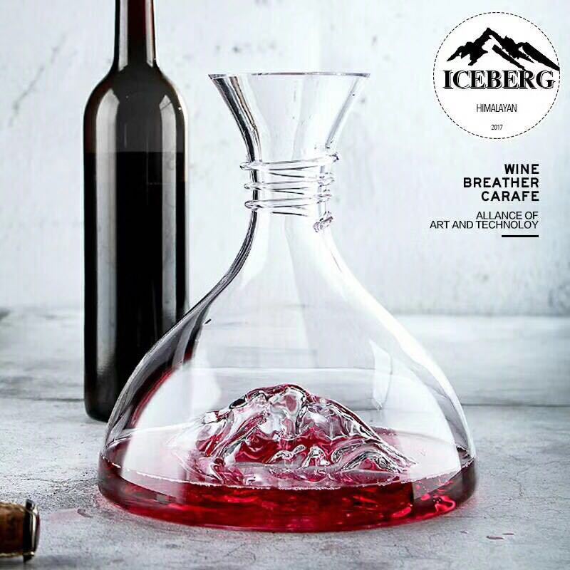 Creatieve Ijsberg Decanter Ijs Decanter loodvrij Kristal Glas Rode Wijn Decanter Wijn Decanter High-end