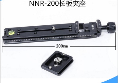 NNR-200 Multifunzionale Lungo Cclamping Piastra 200mm Nodale Scorrevole Treppiede Ferroviario Piastra A Sgancio Rapido