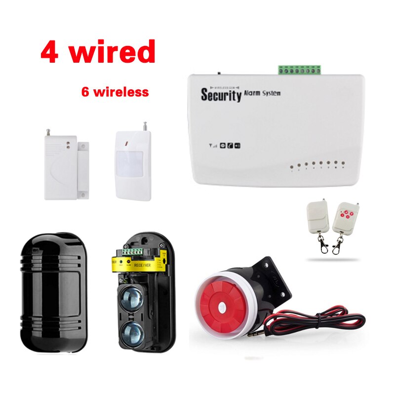 Photoelectric Beams Sensor Active Infrared Intrusion Detector IR Optional Outdoor Perimeter Wall Window Fence Alarm system: H