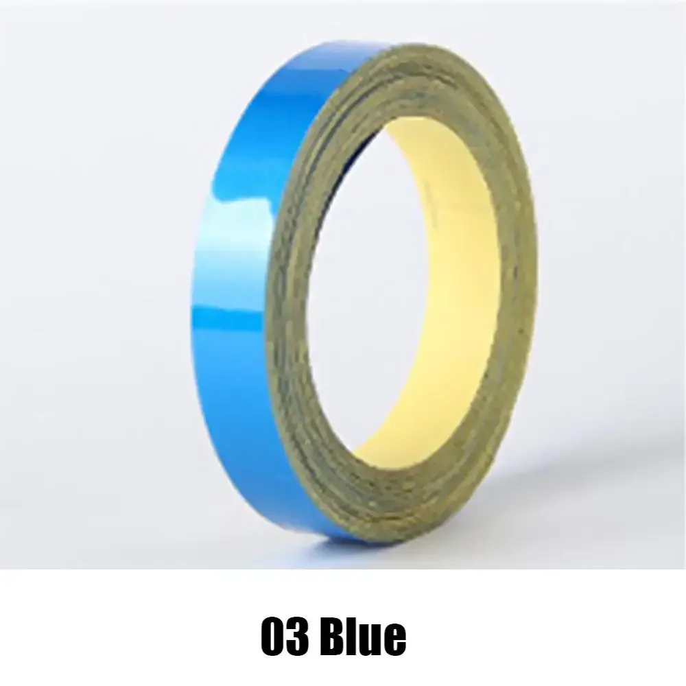 Pegatinas reflectantes para ruedas de bicicleta de 5m, cinta adhesiva reflectante para ciclismo, pegatina decorativa de seguridad de advertencia para bicicleta de montaña