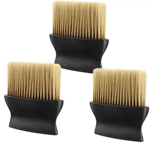 Cepillo suave para limpieza Interior de coche, salida de aire para salpicadero, herramientas de barrido y polvo, cepillos para plumero para el hogar y la Oficina, 1/3 Uds.: Blanco