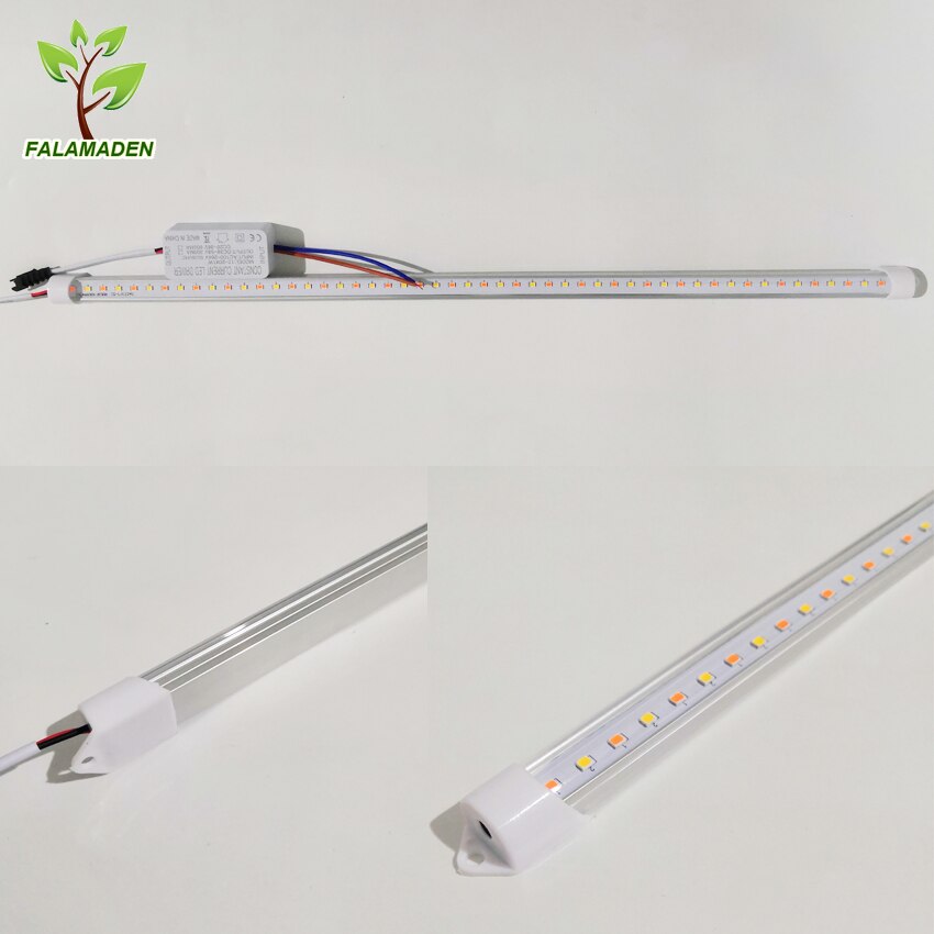 Volledige spectrum + roze LED grow light 12 W 54 cm planten lamp worden gebruikt voor orchidee vetplant zaaien en andere groenten of fruit
