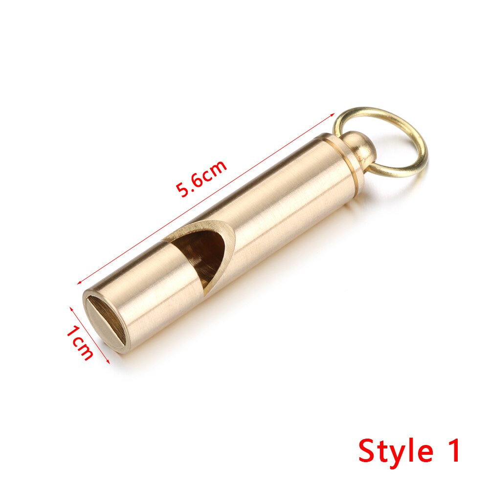 Portátil llavero latón portátil único herramientas de manualidades diy silbato gobernante colgante de llavero de la joyería llaveros Accesorios: 1
