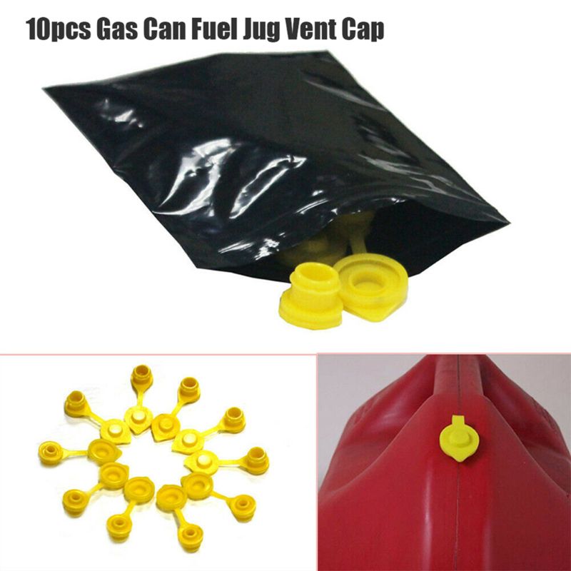 10-Geel Brandstof Gas Kan Jug Vent Cap Kan Brandstof Jug Vent Cap Plug Eagle Tuiten