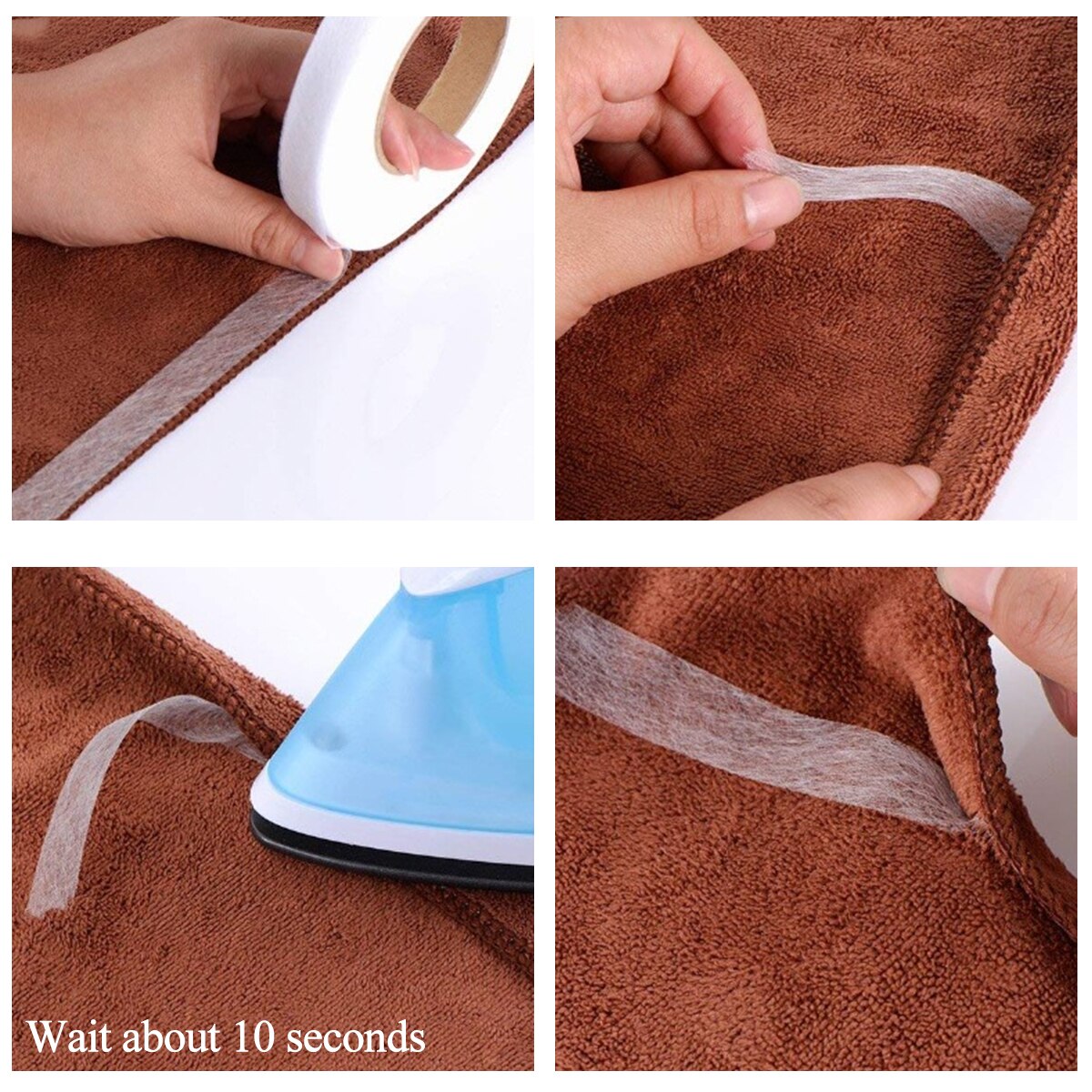 1/5 Rolls 20mm 70Yards Fabric Fusing Tape Iron on Hemming Web Tape Sewing Adhesive Garment Accessories