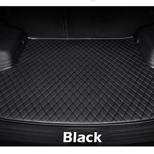 Car trunk mat for Porsche Macan cargo liner carpet interior accessories cover: Black