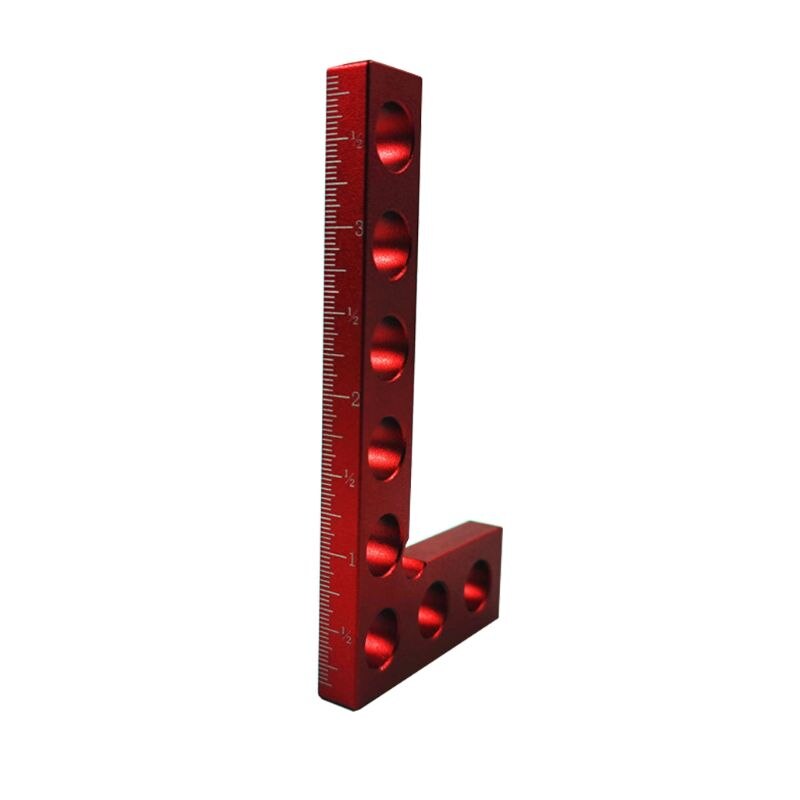 90 Degree Positioning Square Ruler Right Angle Carpentry Woodworking Measurement 85WF: 4