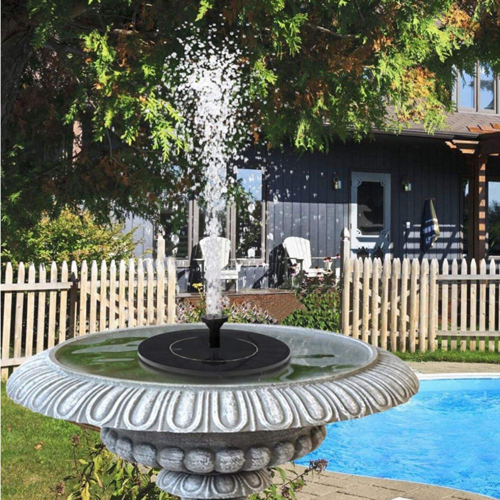 Sol fontæne med batteri sol vand springvand have pool dam udendørs solpanel springvand flydende springvand haven indretning