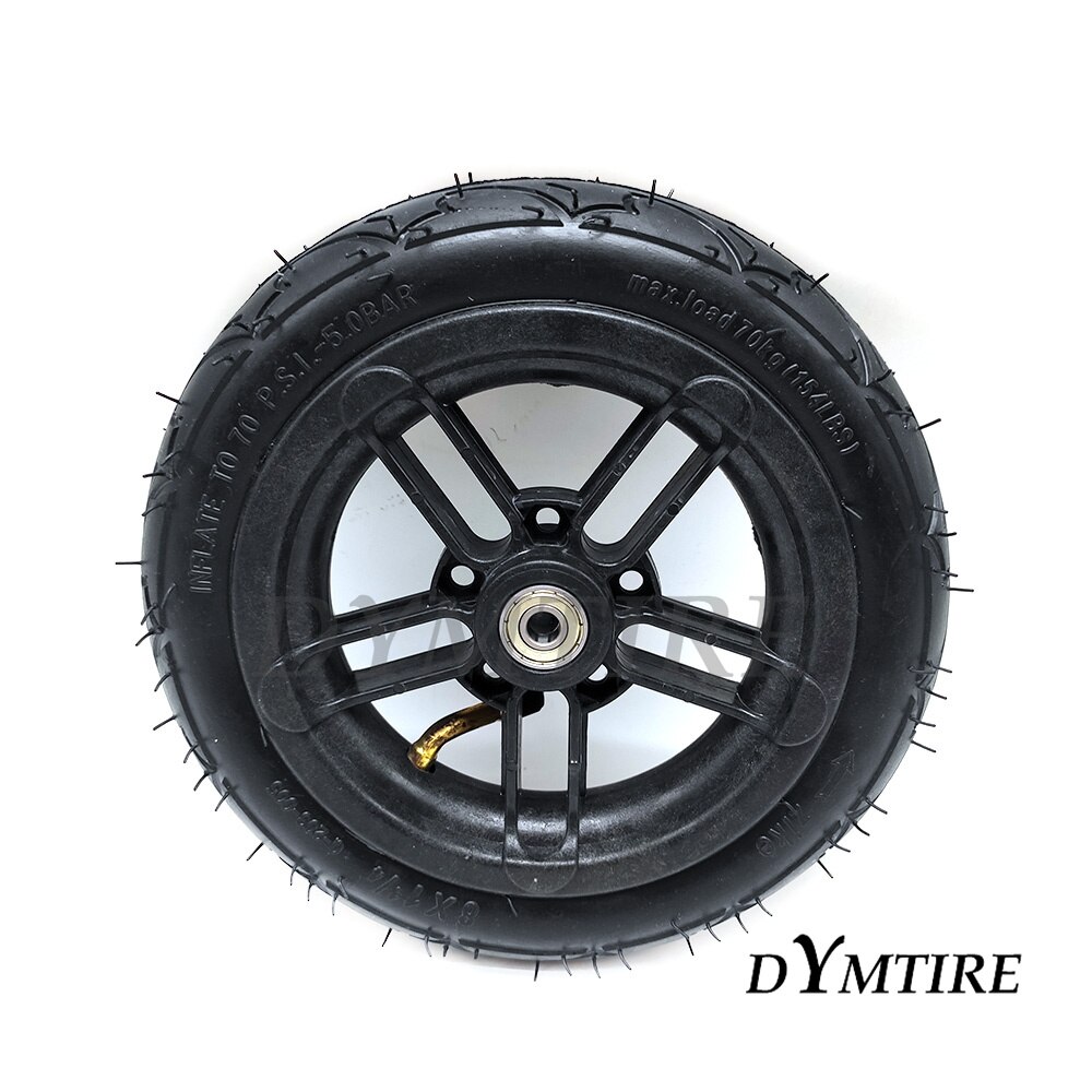 8X1 1/4 Wheel Pneumatic Tire with Plastic Rim for Folding Electric Scooter 8 Inch Inner and Outer Tyre Accessories: wheel
