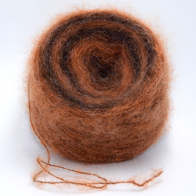 Neue 250g Natürliche importieren Bunte Raum farbstoff Phantasie Mohair Acryl Merino Wolle Garn Hand betroffen Häkeln Gewinde, z3907