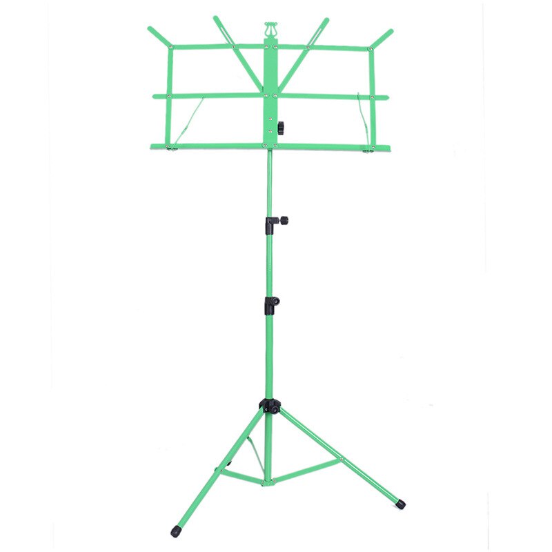 Foldable Music Sheet Tripod Stand Metal Music Stand Holder with Waterproof Carry Bag 7 Colors Guitar Parts & Accessories