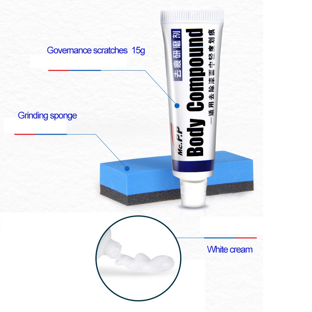 Auto Kras Reparatie Kits Auto Body Compound Polijsten Slijpen Plakken Verf Care Set Auto Accessoires Fix Het Auto wax