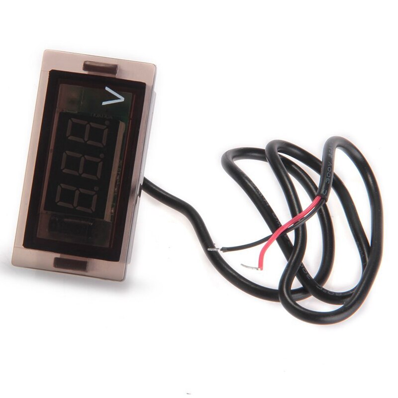 Blauwe Led Display Digitale Voltmeter Voltmeter Meter Voltage Panel Display: Default Title