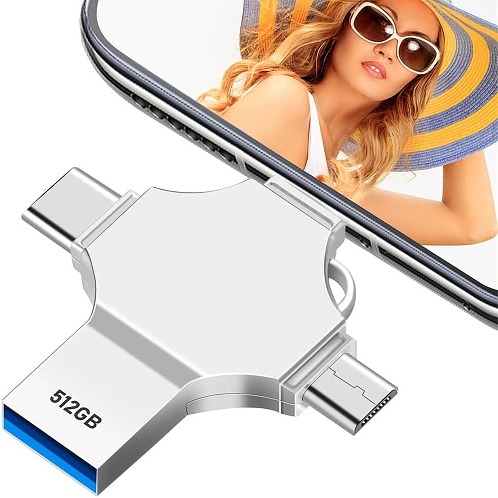 iPhone Flash Drive 256GB 512GB 1TB 2TB dla iPhone Pro Plus MAX ipad Mac Wielofunkcyjny zewnętrzny dysk do telefonów iOS Android
