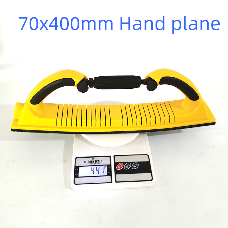 70/400mm Dry Grinding Hand Push Board Car Putty Ash Hand Planer Rectangular Vacuum Arc Sandpaper Grinding Ash Board Repair Tool: COLORLESS
