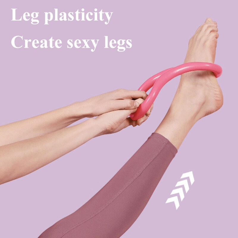 Yoga Cirkel Schouder Stretch Yoga Ring Pilates Workout Ring Loop Taille Vorm Pilates Bodybuilding Gym Thuis Training Accessoires