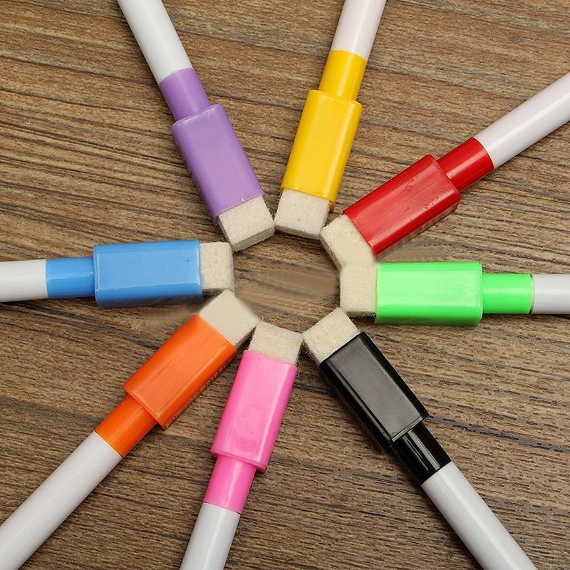 8Pcs Whiteboard Pen White board Markers for Kids Drawing pen Wall Surface Office Supplies Fast Erase Erasable