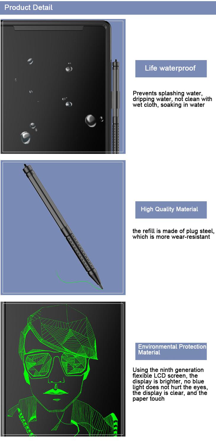 4.5/8.5/12in LCD Electronic Writing Tablet Digital Drawing Handwriting Pad Message Sketch Teaching Graphics tablet Kids