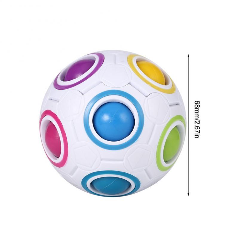 Magie Regenbogen Fußball Puzzle Pädagogisches Fußball Kind Kugeln Cube Kreative Spielzeug Lernen Lustige Spielzeug für Kinder Erwachsene ralease