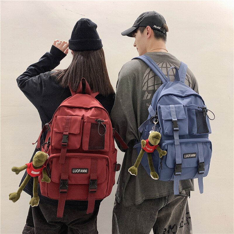 Women Boy Nylon Backpack Travel Mesh Female Student College School Bag Men Girl Cool Laptop Backpack Male Book Bags Lady