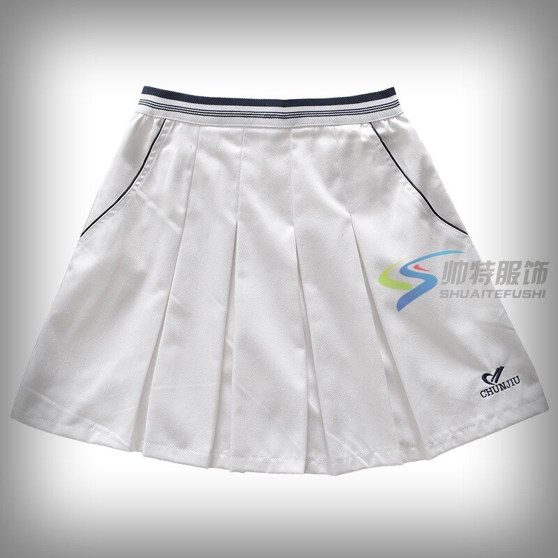 Kvinder tennis sports nederdel fitness gymnastik badminton skort autentiske sportsbeklædning plisserede nederdele til piger med sikkerhedsshorts