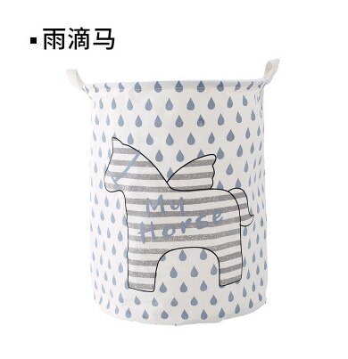 2023 Waterdichte Vuile Vat Opvouwbare Speelgoed Creatieve Kledingmand Beha Stropdas Sokken Opbergdoos Tas Bakken Organizer Wasmand: Black