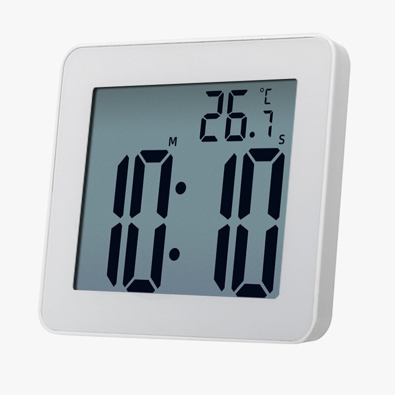 Digitale Badezimmer Wanduhren Einfache LCD Elektronische Wecker Wasserdicht Dusche Uhren Temperatur Uhren Hängen Timer: Ursprünglich Titel