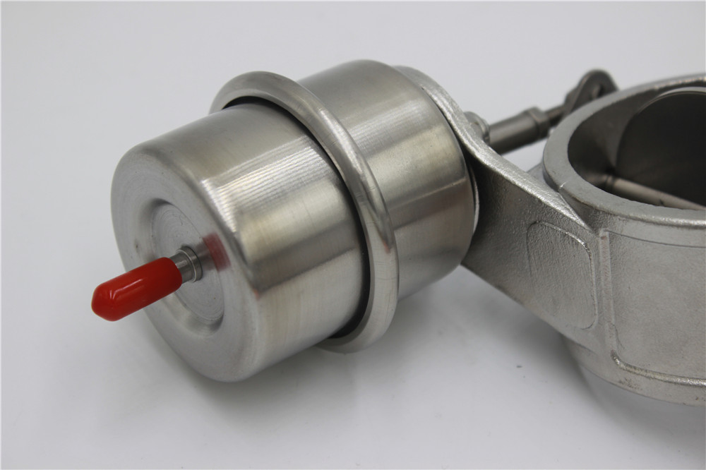 3'' 76MM Stainless Steel Exhaust Control cutout Valve Set With Vacuum Actuator Open Style