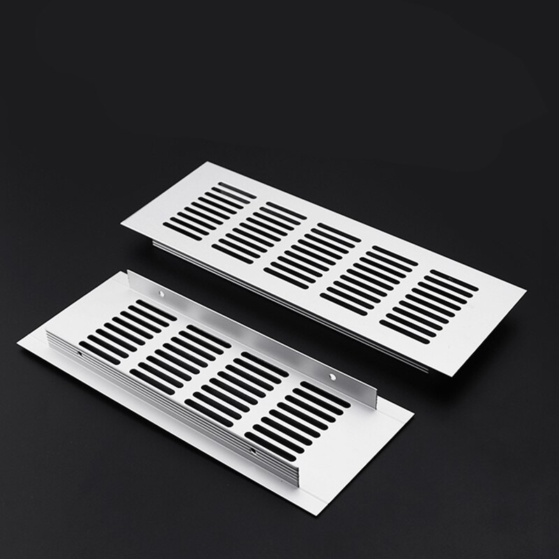 Kast ventilatie netto ponsen cooling rechthoekige aluminium plaat ventilatie rooster onder de gootsteen cover grill plaat