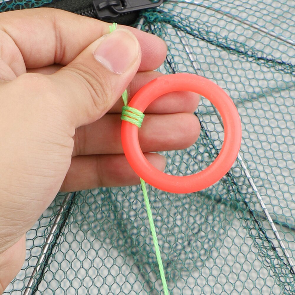 8 Holes Folded Portable Hexagon Fishing Net Casting Crayfish Catcher Big Fish Trap Network Shrimp Catcher Tank Cages Mesh Nets