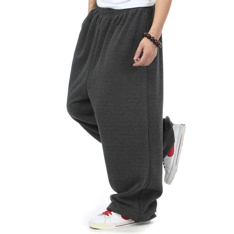 Danse Hip Hop pantalons de survêtement Harem hommes Joggers pantalon coton ample Baggy pantalons de survêtement Streetwear pantalon jambe large hommes vêtements