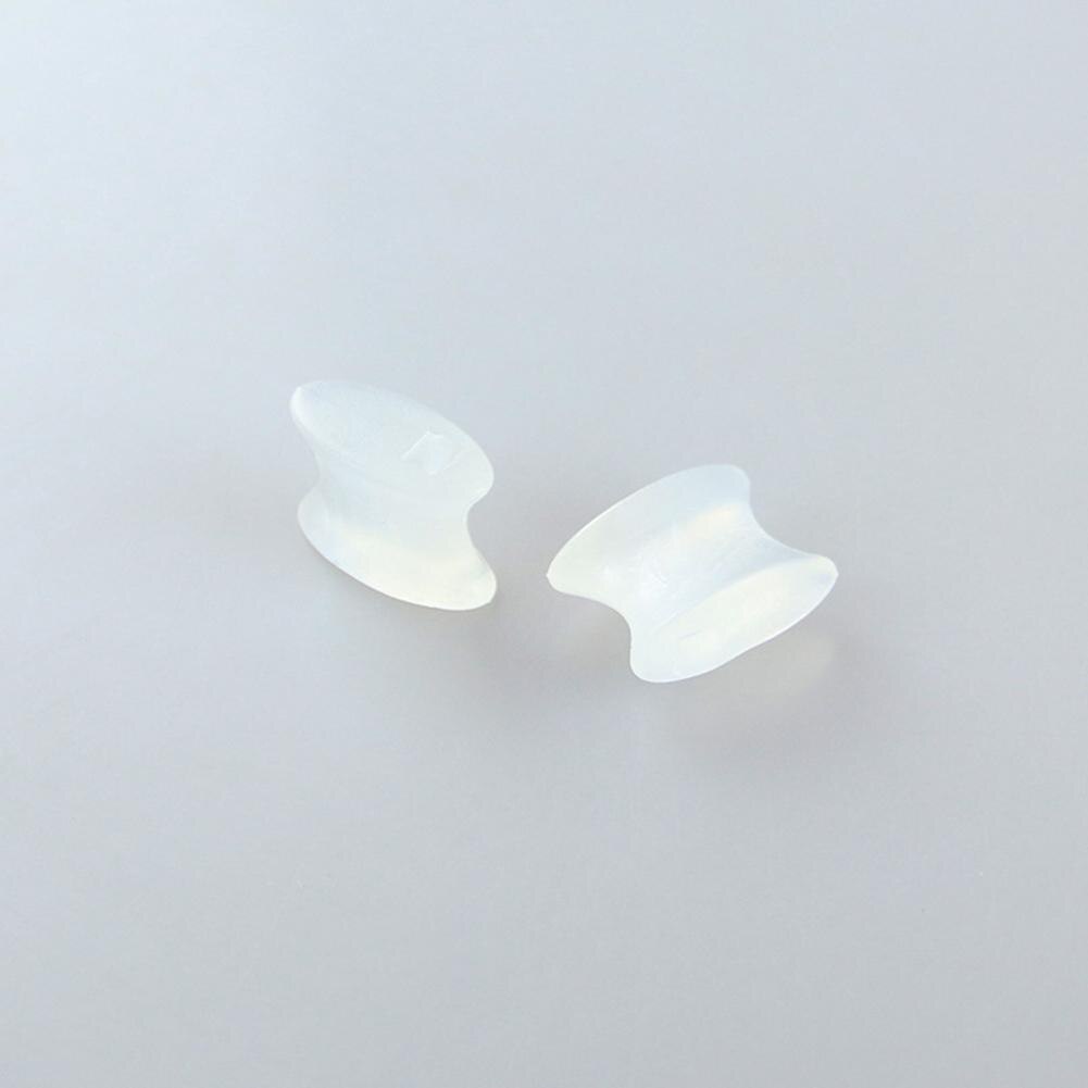 1 Pair Silicone Toe Separators Spacer Thumb Valgus Bunion Corrector Straightener Good Hallux Valgus and Deformity Effect