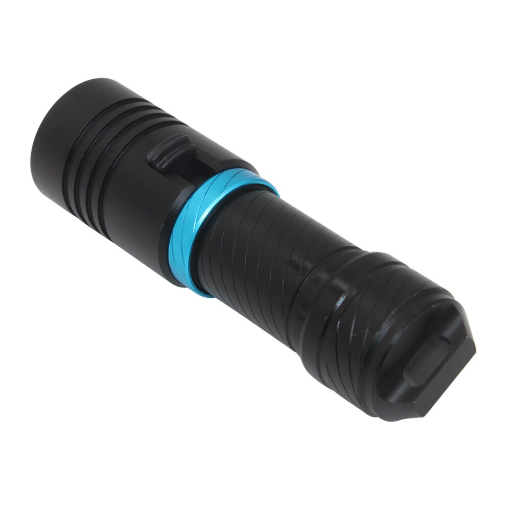 UV Light Scuba Flashlight Waterproof Underwater 100m Torch 18650 22650 Stepless Dimming T6 Purple LED Diving Flashlight Torch