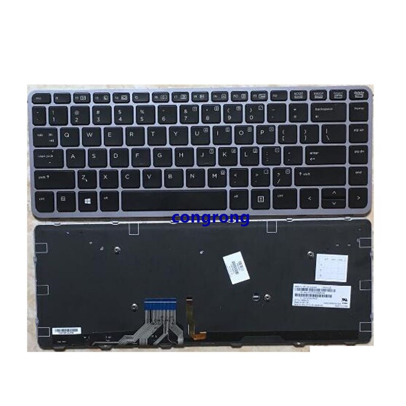 Laptop Keyboard for HP EliteBook Folio 1040 G1 G2 - US Layout