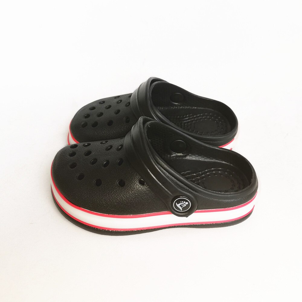 Ltolo barn pojke baby neon led-lampor sommar mulor sandaler krokodil småbarn träskor tofflor skor för pojkar storlek 28 29 30 31 32 33