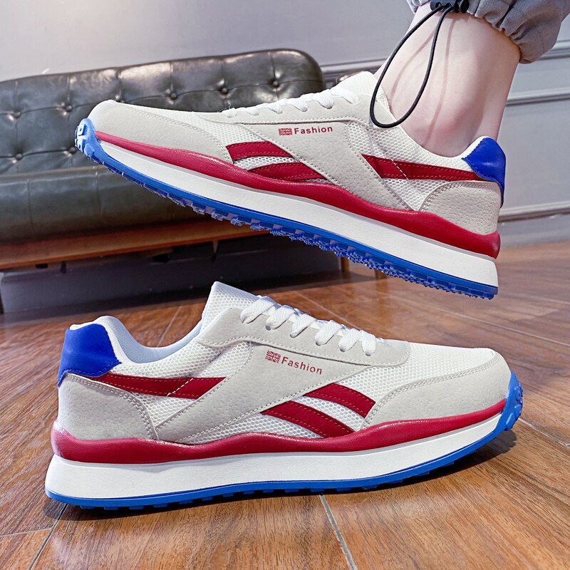 Scarpe da Golf da uomo originali di moda Sneaker Mesh traspirante verde rosso scarpe sportive da uomo scarpe da Golf basse di qualità esterna Spike