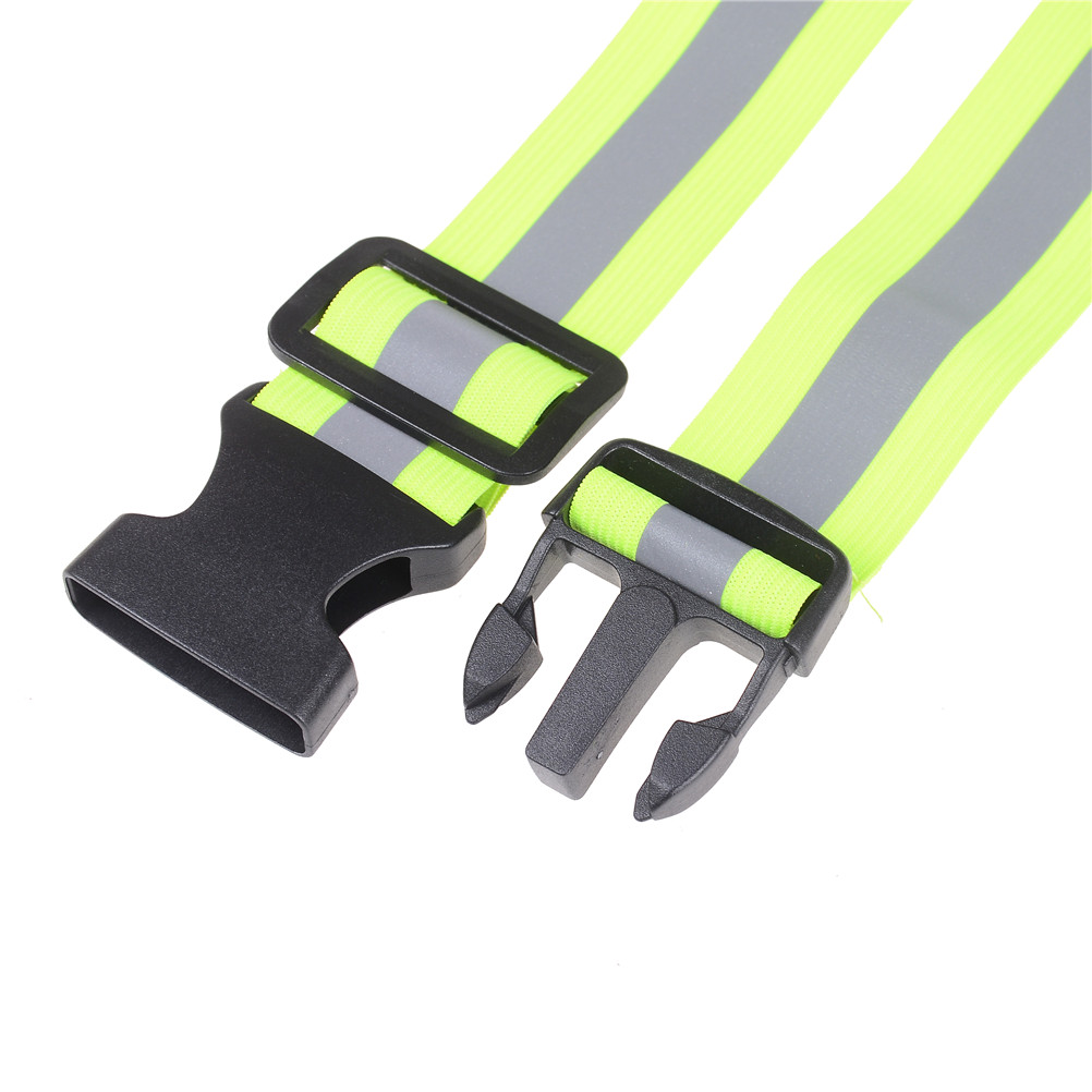 Cinturón de seguridad reflectante de alta visibilidad para correr trotar suministros de ciclismo