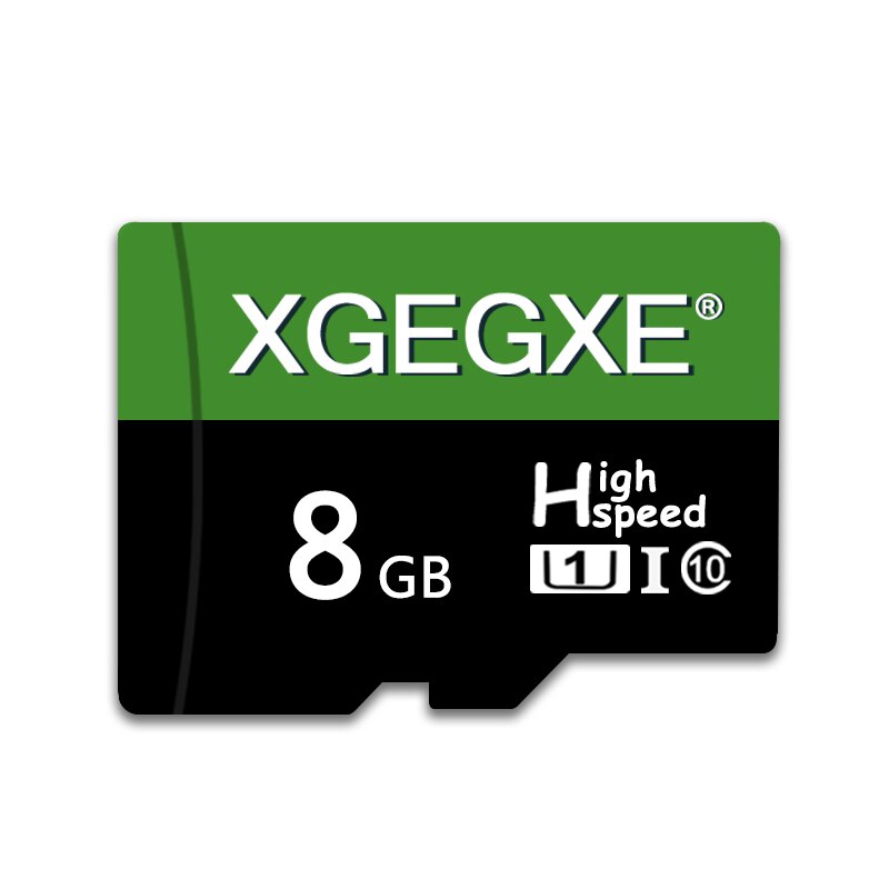 Xgegxe hukommelseskort 64gb 32gb 16gb klasse 10 uhs-i  u1 tf flashkort 8gb til smartphone: 8gb