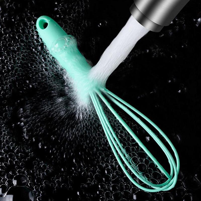 Multifunctional Rotary Manual Egg Beater Mixer Mini Bake Tools Kitchen Egg Silicone Agitator Tool Egg Whisk Eco-Friendly Pl P3L6