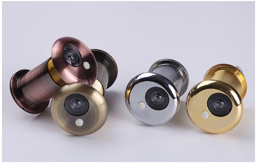 180 Graden Groothoek Deurbel Functie Kijkglas Veiligheid Deur Kijker Verborgen Glas Lens deur kijkers Hardware-instrumenten