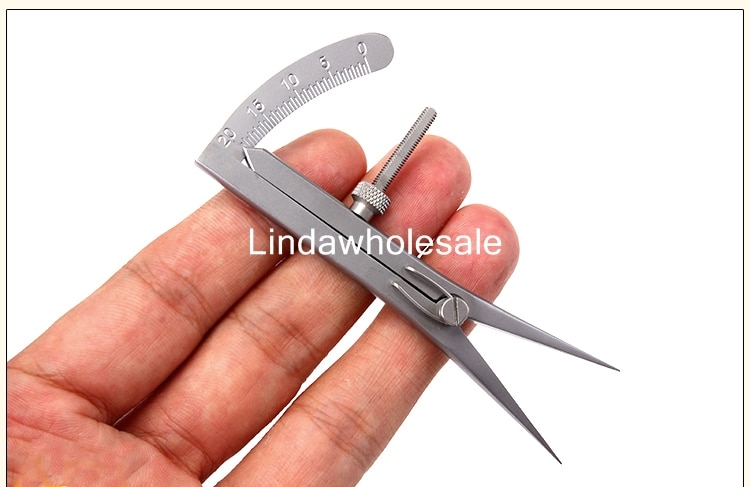Mini distance gauge,leather edger spacing line drawing tool.leather craft tool