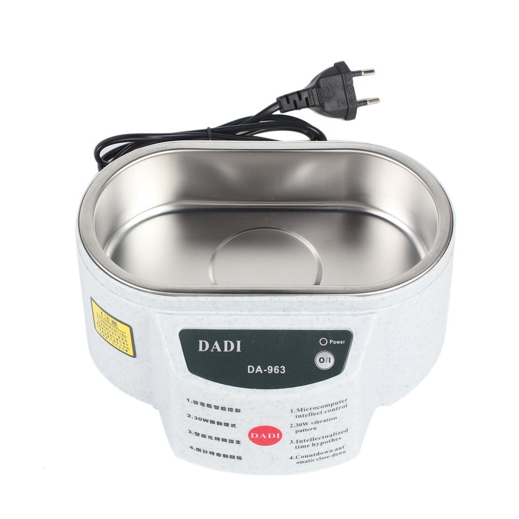 30W 50W Mini Ultrasonic Cleaner Bath For Cleaning Necklace Glasses Board 963