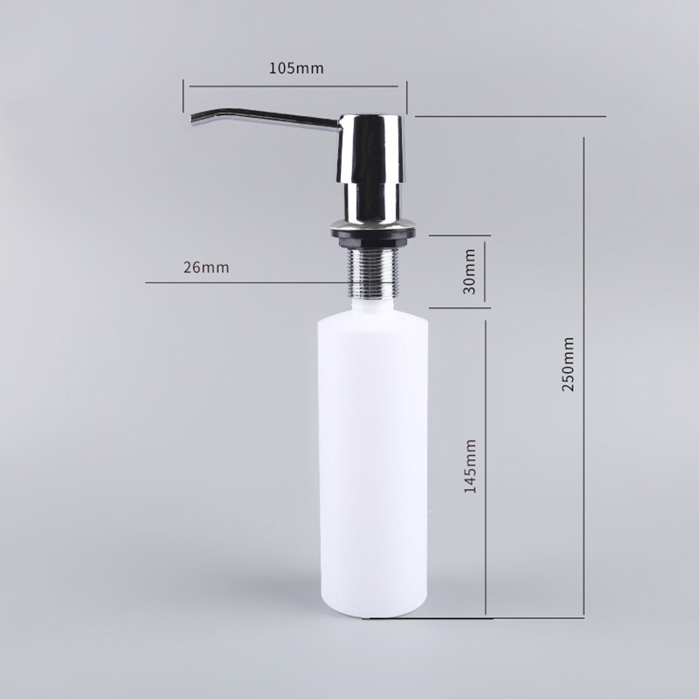 Kitchen Soap Dispenser Sink Liquid Soap Bottle Bathroom Detergent Liquid Hand Wash Soap Dispenser Pumps 300ml