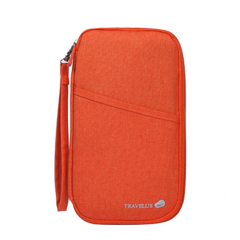 RHXFXTL Women Travel Organizer Passport Pack Holder Card Package Credit Card Holder Wallet Document Package Travel accessories: Orange