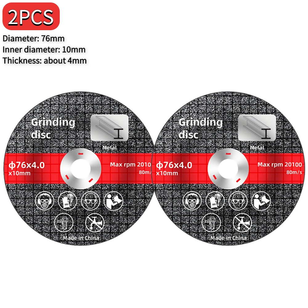1-20pcs 76mm Saw Blade Electric Grinding Cutting Discs Circle Wheels Metal Cutter Power Tools Wood Cutting Sanding Grinder Discs: 110mm