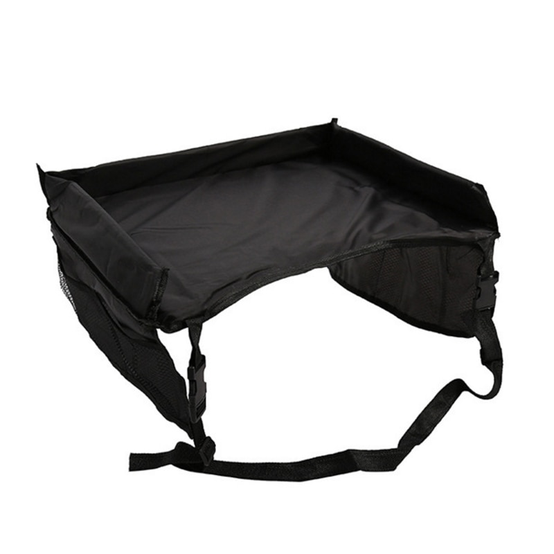 Baby autostol bakke klapvogn børn legetøj mad vand holder skrivebord børn bærbart bord til bil børn lege bord opbevaring 40*33cm
