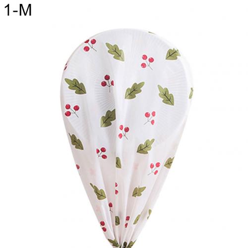 Standing Electric Fan Cover Waterproof Dustproof Flower Printed Mesh Shield Storage Bag: 1 M