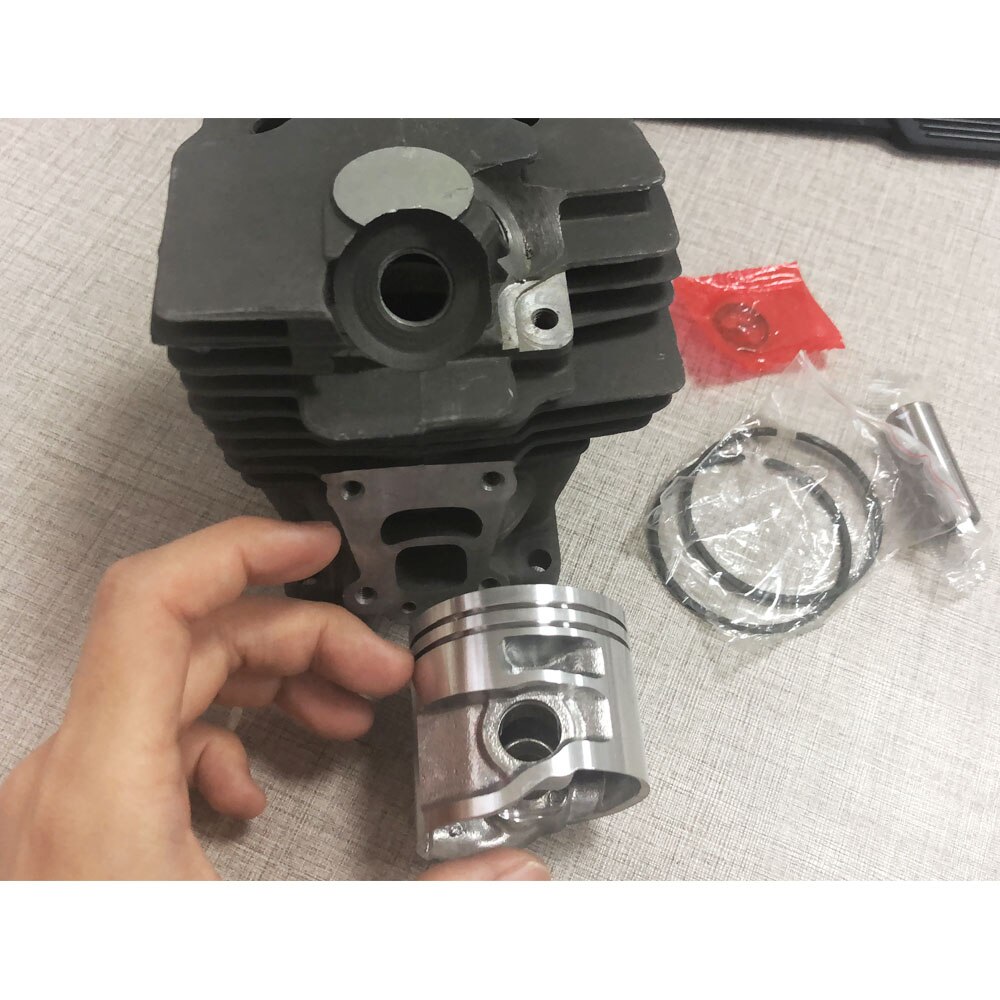 Kit Cylindre Piston 100 Cm³ Pour Moteur 2 Temps - Comprend Piston, Segments, Axe Et Clips - Remplacement Moteur